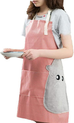 ANADIEXPORT Cotton Home Use Apron - Free Size(Multicolor, Single Piece)