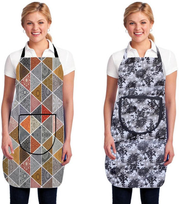 Acoma PVC Chef's Apron - Free Size(White, Pack of 2)