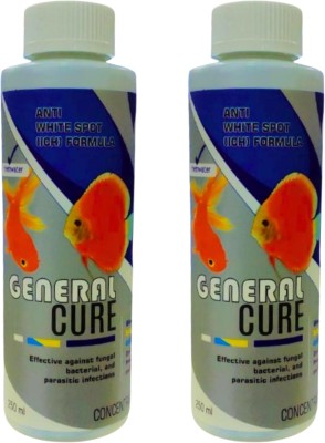 Foodie Puppies Aquatic Remedies General Cure - 120ml (Pack of 2) | Solvent Aquarium Cleaner