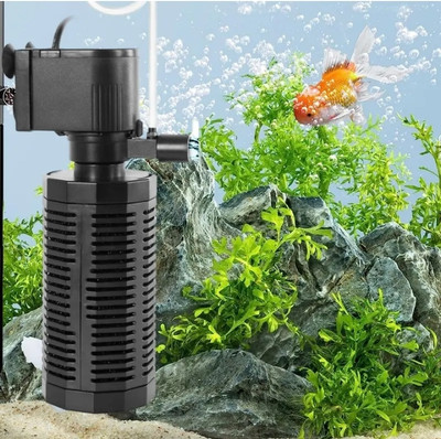 RICK ENTERPRISE Aquarium Internal Power Filter 0023 Suitable for salt and fresh wateer Power Aquarium Filter(Biological Filtration for Salt Water and Fresh Water)