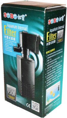 SOBO WP-950F Internal Power Aquarium Filter(Biological Filtration for Salt Water and Fresh Water)