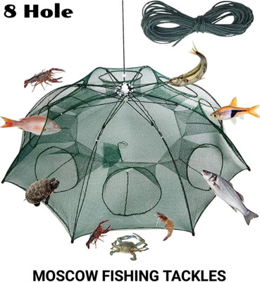 moscow fishing tackles CARP NET 8 HOLE FISHING NET Aquarium Fish Net(35 cm x 15 cm)