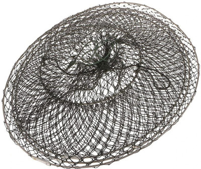 KANABEE 3 Layers Foldable Fishing Gear Fishing Keep Net Crab Fish Crayfish Trap Cage Aquarium Fish Net(60 cm x 60 cm)