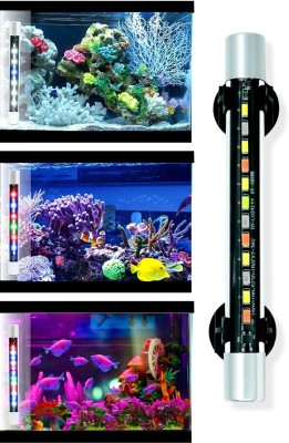 kickAt Red, Green, White, Blue LED Aquarium Light(Freshwater Fish Tank, Saltwater Fish Tank, Saltwater Reef Tank)