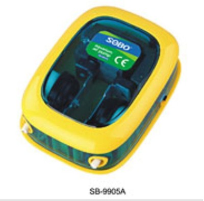 SOBO SB-9905A 2 Way Aquarium Air Pump Power: 4.2 Watts OutPut: 11.5 L/H Air Aquarium Pump(50 cm)