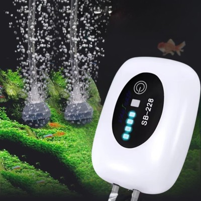 PetJoy Sobo AC/DC Air Pump SB-228 – Quiet, Portable, and Rechargeable Water Aquarium Pump(12 cm)