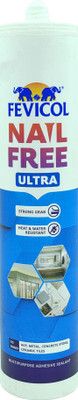 FEVICOL Nail Free Ultra Multi-Surface Silicone Sealant - Strong Water & Heat Resistant Adhesive(0.435 kg)