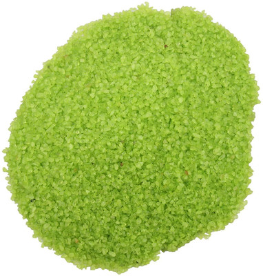 MASHKI Aquarium Green Sand Stones Fish Tank Rocks Natural River Gravel Polished Decorative Colorful Landscaping Sand (1 Kg) Gravel Unplanted Substrate(Green, 1 kg)