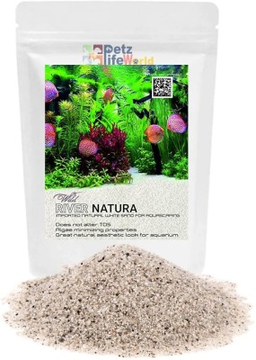 VAYINATO Aquatic Remedies Wild River Natura Imported Natural Sand (1 KG) for Aquascaping Aquarium Tool