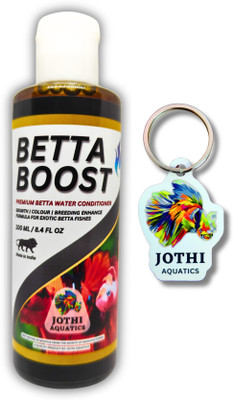 Jothi Aquatics Betta Boost (100ml) | Betta Fish Aquarium Water Conditioner Solution Aquatic Plant Fertilizer(100 ml)