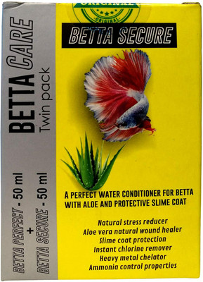 Mr Traders Aquatic Remedies Betta Care Twin Pack (Betta Perfect 50 ml + Betta Secure 50 ml) Aquatic Plant Fertilizer(100 ml)