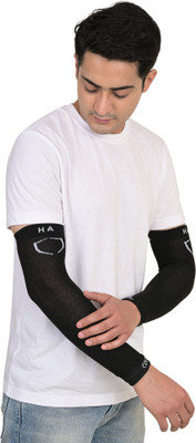 Homeistic Applience Cotton Arm Sleeve For Men & Women(Free, Black)