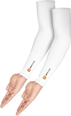 impetus Nylon Arm Sleeve For Men & Women(Free, White)