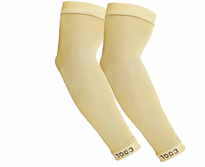 SEMAGO FASHION Cotton Arm Sleeve For Boys & Girls(Free, Beige)