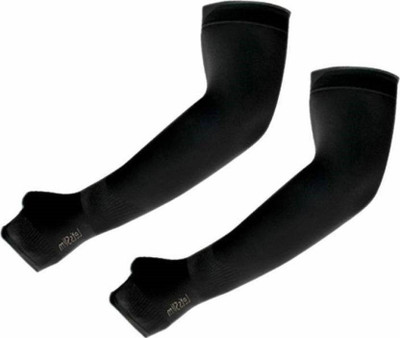 JusAwesm Silk Arm Sleeve For Men & Women(Free, Black)
