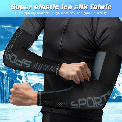 DreamPalace India Polyester, Nylon Arm Sleeve For Men & Women(Free, Black)