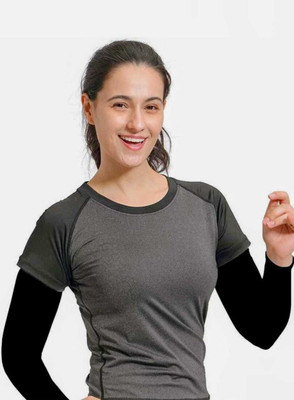 A online snake Nylon Arm Sleeve For Men & Women(Free, Black)