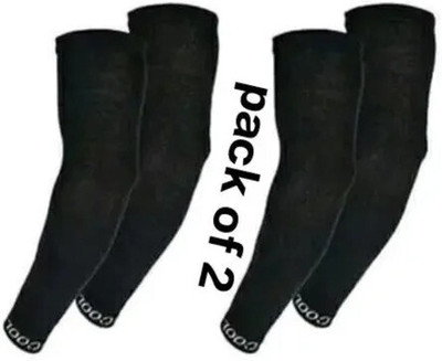 MSR STORE Cotton Arm Sleeve For Boys & Girls(Free, Black)