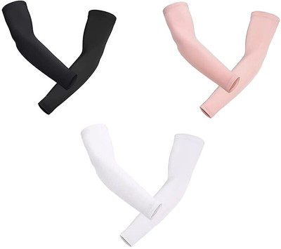 Bizarro.in Nylon, Polyester Arm Sleeve For Men & Women With Tattoo(Free, Black, Pink, White)