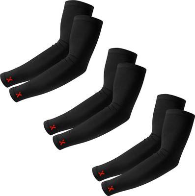 YSR-69 Cotton Arm Sleeve For Men & Women(L, Black)