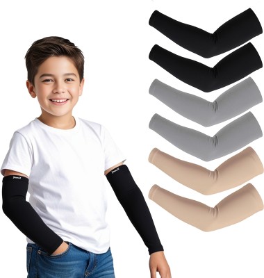 Jimmox Nylon Arm Sleeve For Boys & Girls(Free, Multicolor)