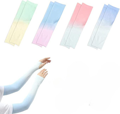 Ogimi Cotton, Polyester Arm Sleeve For Men & Women(Free, Multicolor)