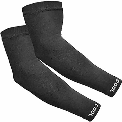 xoalt Cotton Arm Sleeve For Men & Women(Free, Black)