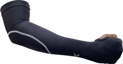 VECTOR X Polyester Arm Sleeve For Men & Women(M, Black)