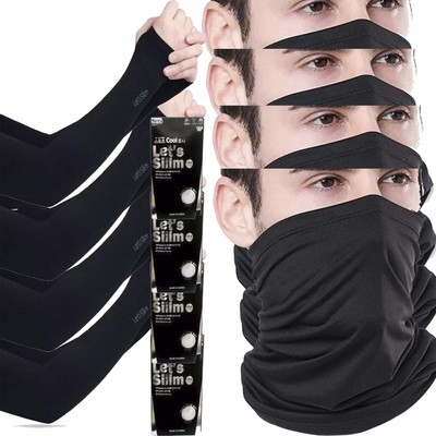 NG MART Nylon Arm Sleeve For Boys & Girls(Free, Black)