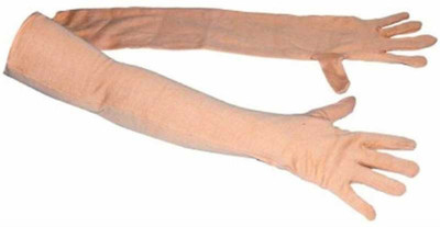 SEMAGO FASHION Cotton Arm Sleeve For Boys & Girls(Free, Beige)