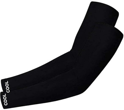 Sheux Cotton Arm Sleeve For Men & Women(Free, Black)
