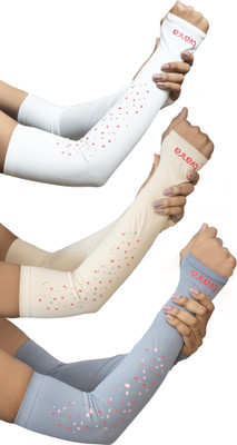TVARRA Polyester Arm Sleeve For Men & Women(Free, Multicolor)