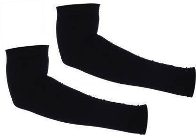 Avomaa Cotton Arm Sleeve For Boys & Girls(Free, Black)