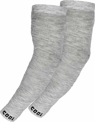 SEMAGO FASHION Cotton Arm Sleeve For Men & Women(Free, Grey)