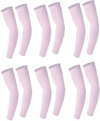 PENYAN Cotton Arm Sleeve For Men & Women(Free, Pink)