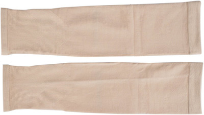 VeleSolv Nylon Arm Sleeve For Men & Women(Free, White)