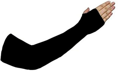 DUANT Nylon Arm Sleeve For Boys & Girls(L, Black)