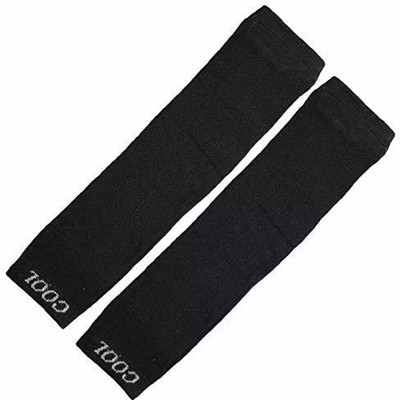 xoalt Cotton Arm Sleeve For Men & Women(Free, Black)