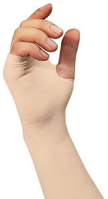 RBSOCK Cotton Arm Sleeve For Women(Free, Beige)