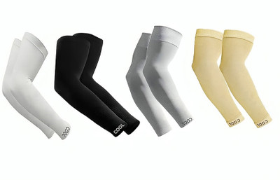 SEMAGO FASHION Cotton Arm Sleeve For Men & Women(Free, White, Black, Grey, Beige)