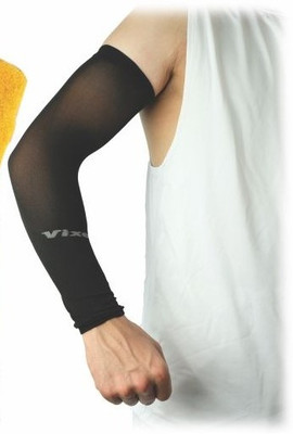 Vixen Cotton Arm Sleeve For Men & Women(Free, Black)
