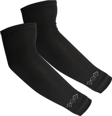VXI Nylon Arm Sleeve For Men & Women(Free, Black)