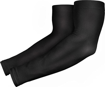 JusAwesm Nylon, Cotton Arm Sleeve For Boys & Girls(Free, Black)
