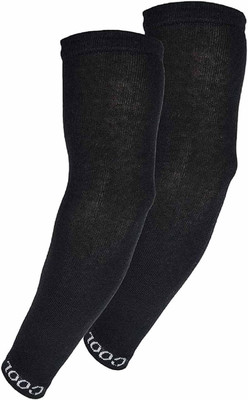 xoalt Cotton Arm Sleeve For Men & Women(Free, Black)
