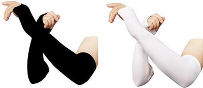 MSR STORE Cotton Arm Sleeve For Boys & Girls(Free, White, Black)