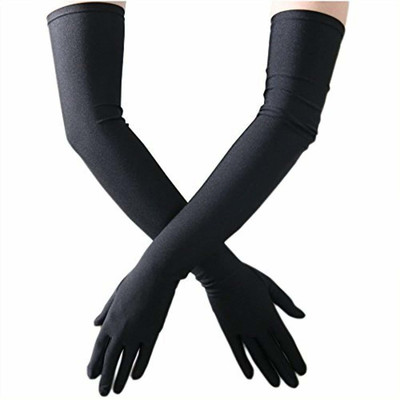 Adnate Cotton Arm Sleeve For Men & Women(Free, Black)