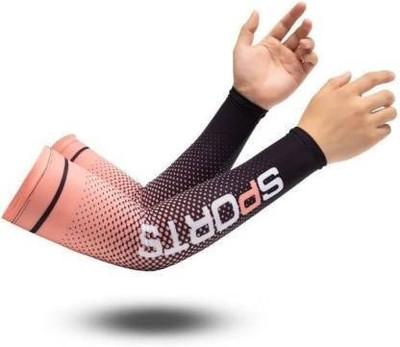 ogimi - ohh Give me Cotton, Nylon Arm Sleeve For Men & Women With Tattoo(Free, Pink)