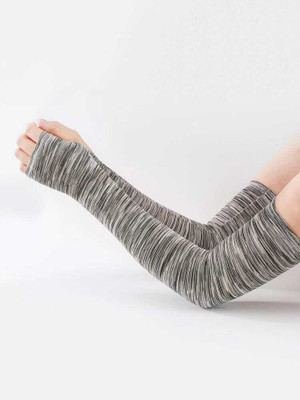 Ogimi Cotton, Polyester Arm Sleeve For Men & Women(Free, Grey)