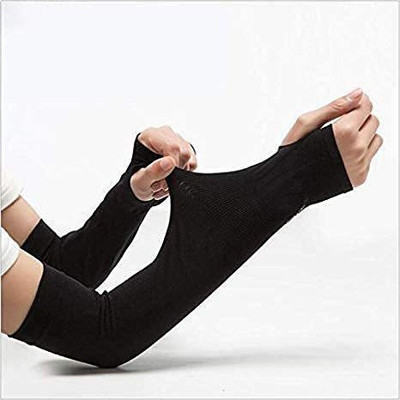 RBSOCK Polyresin Arm Sleeve For Women(Free, Black)