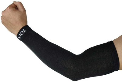 Liyana Collection Nylon Arm Sleeve For Men & Women(Free, Black)